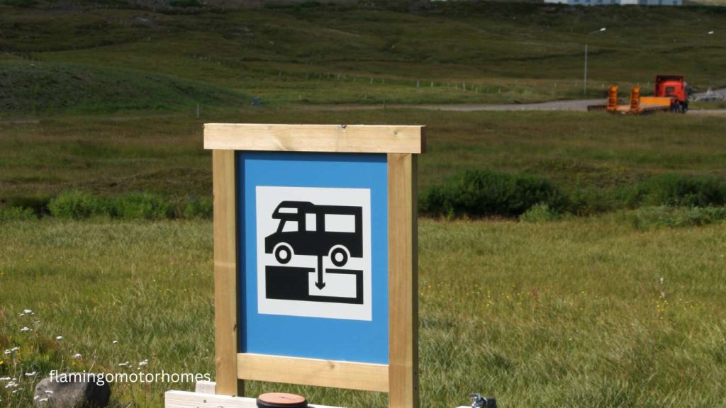 Dump station for different Motorhomes.