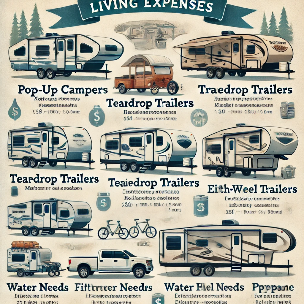 Different classes of Travel Trailers impact living lxpenses.