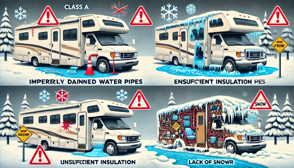 Common Mistakes People Make During Motorhome Winterization.