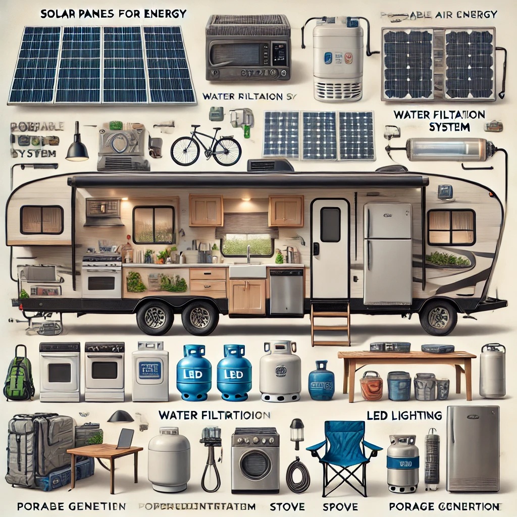 Essential equipment that affects the living cost of a Travel Trailer.