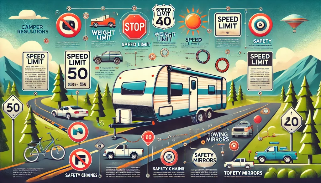 Rules and regulations for camper trailers.