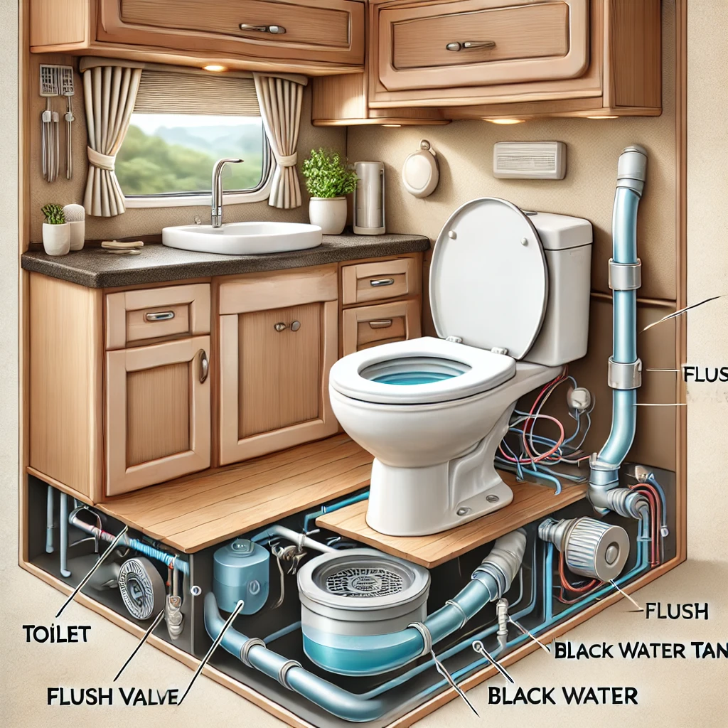 Motorhome toilet circulating image