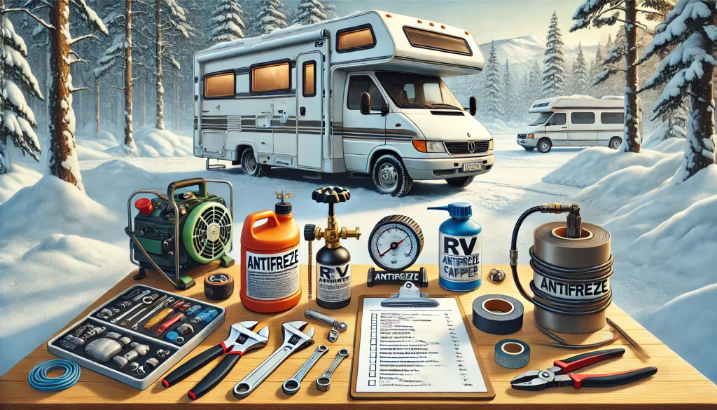 Essential Tools for Motorhome Winterization .