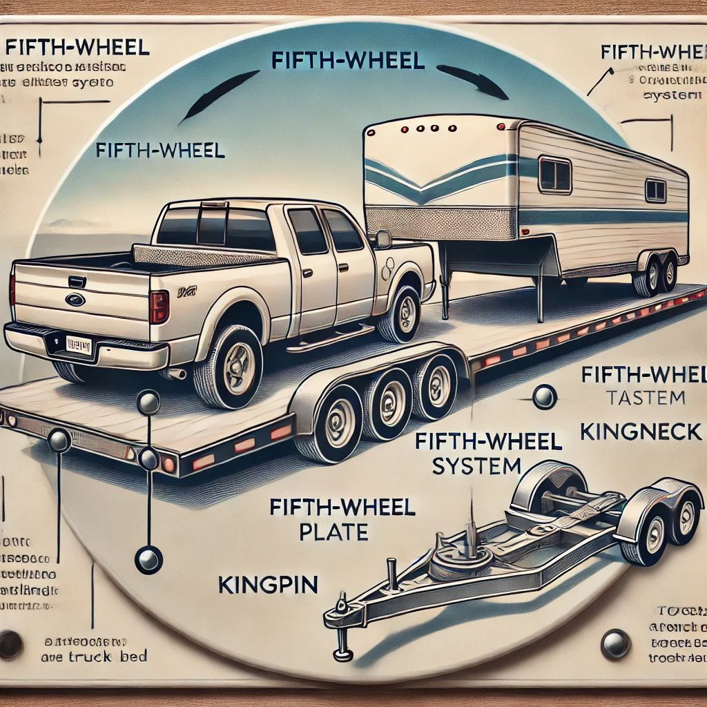 working of a fifth wheel.