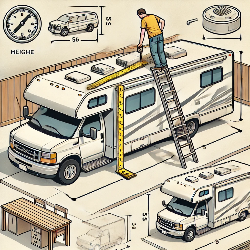 key steps to measure the height of a fifth wheel.