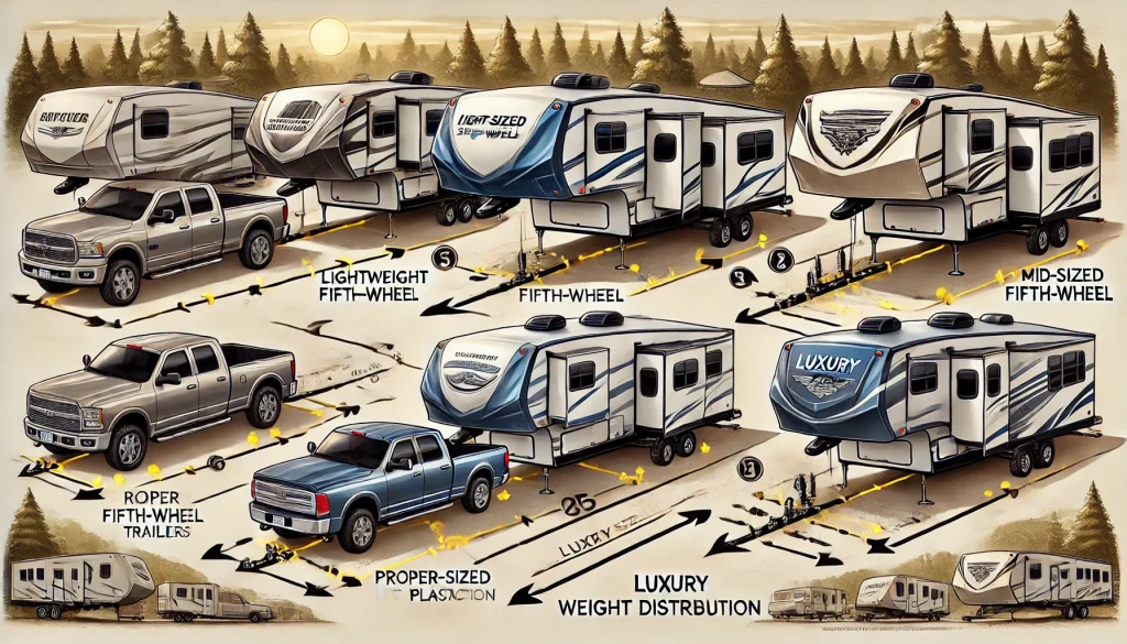 How to Position Different Classes of Fifth-Wheel Camper Trailers