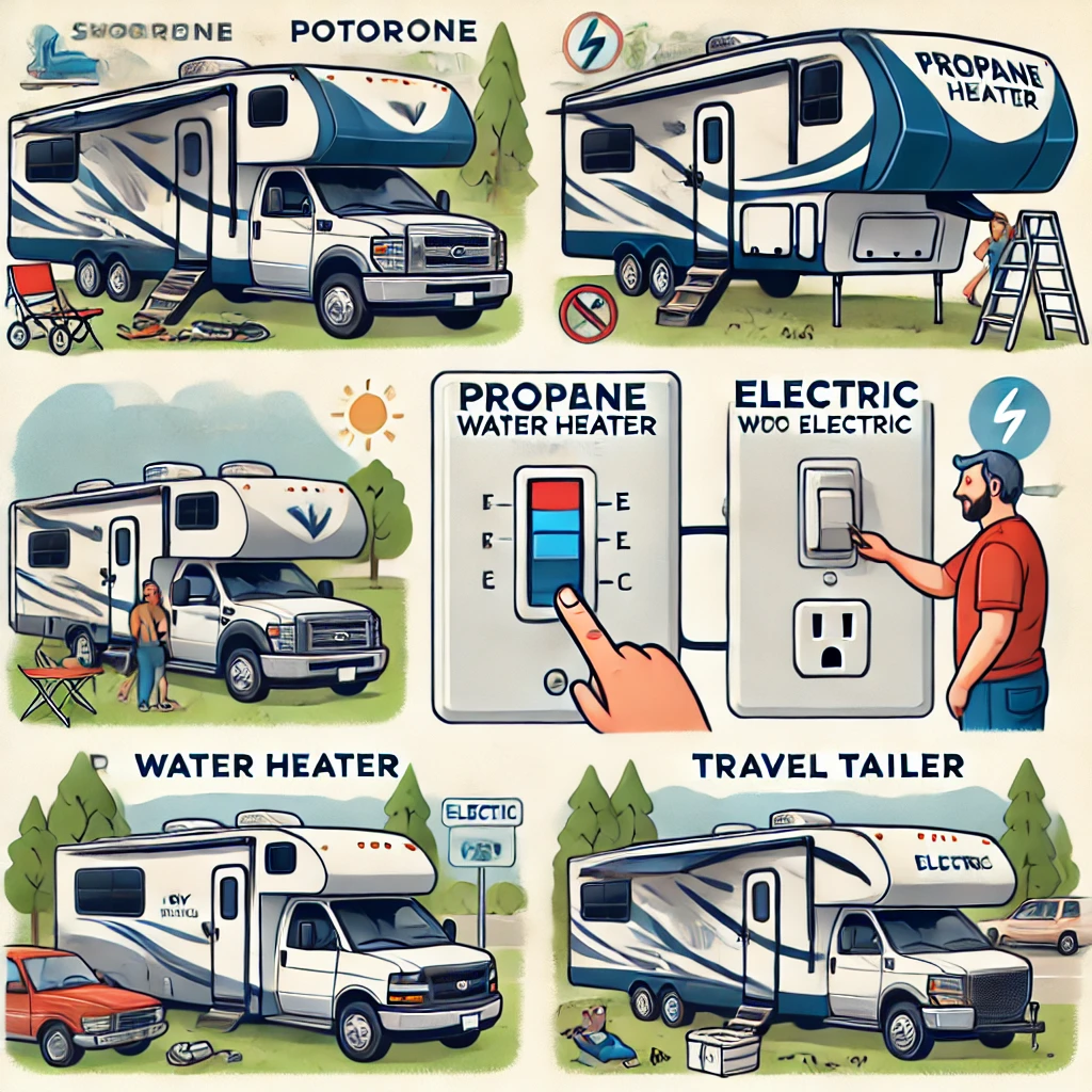 How to Switch RV Water Heater from Propane to Electric for Different Types of RVs