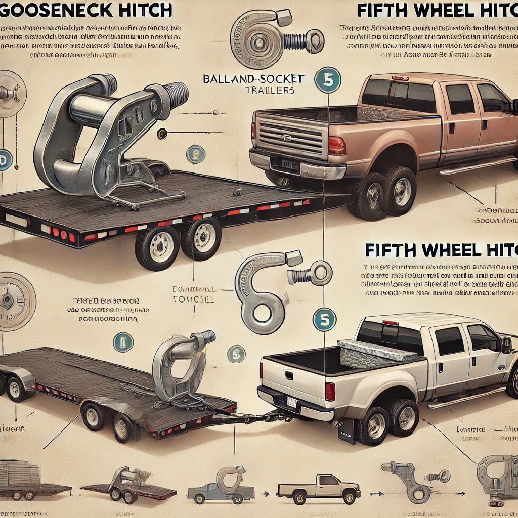 Key Differences Gooseneck vs. 5th Wheel Hitch