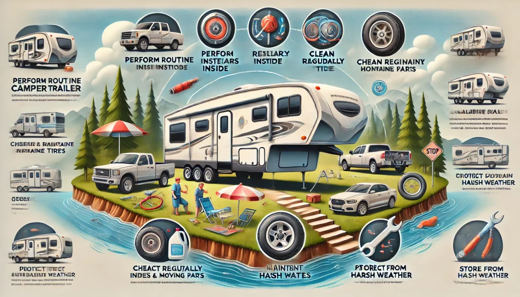 Key Steps to Increase the Lifespan of a Fifth-Wheel Camper Trailer.