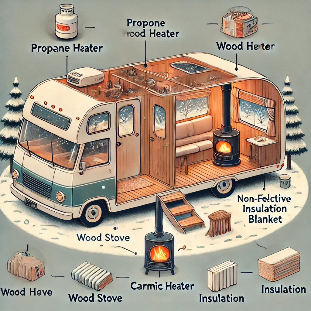 Methods to Heat an RV Without Electricity