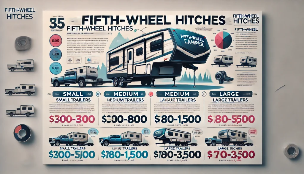 Prices of Fifth-Wheel Hitches for Different Classes of Fifth-Wheel Camper Trailers