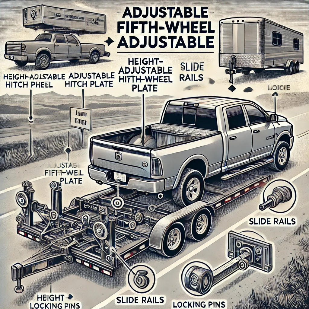 things that makes a fifth wheel adjustable.