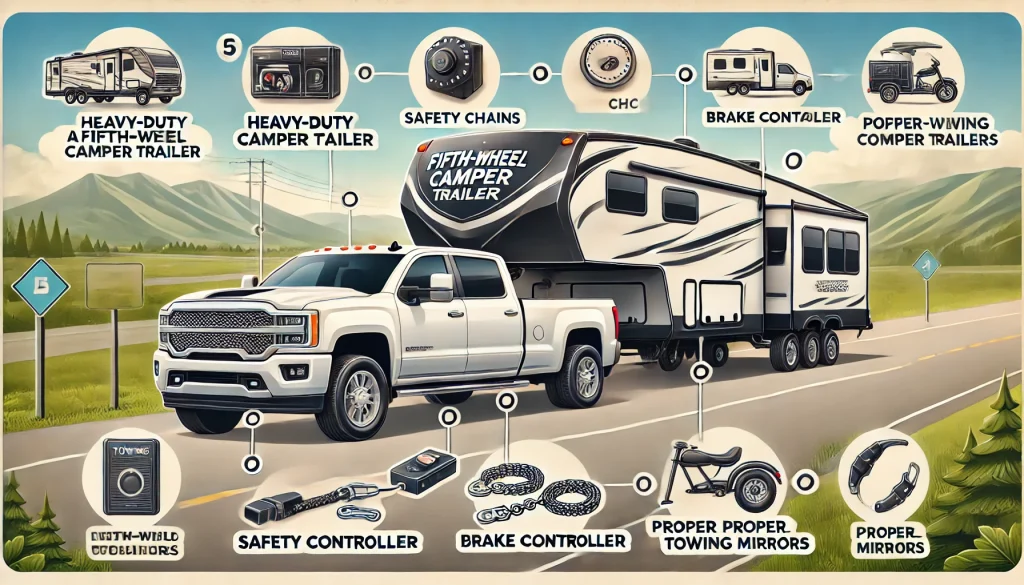 What You Need to Tow a Fifth-Wheel Camper Trailer