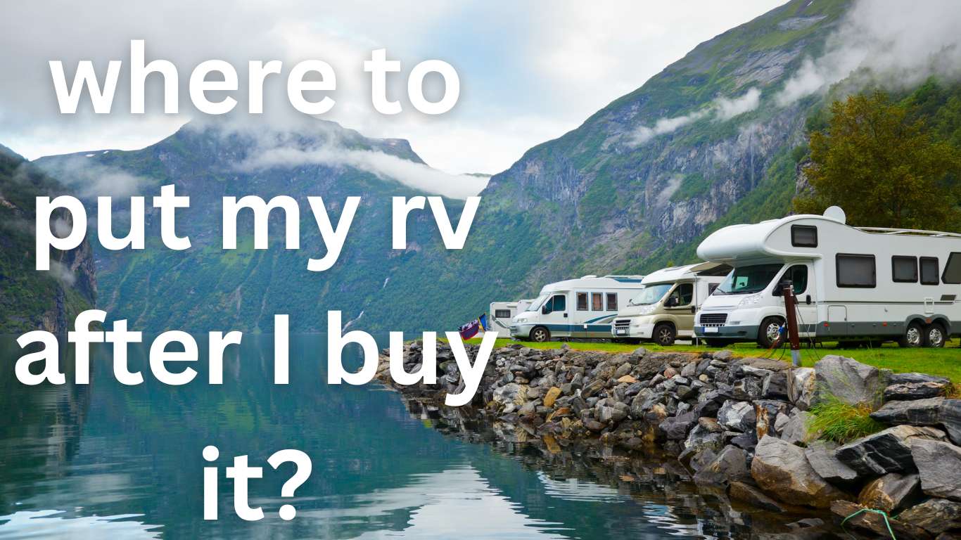 info related to rv storage