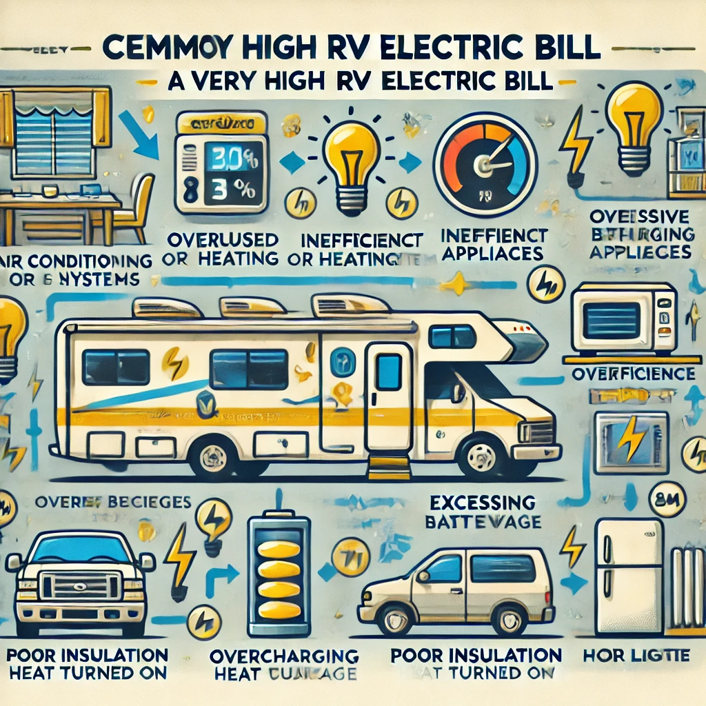 shows Common Causes of a Very High RV Electric Bill