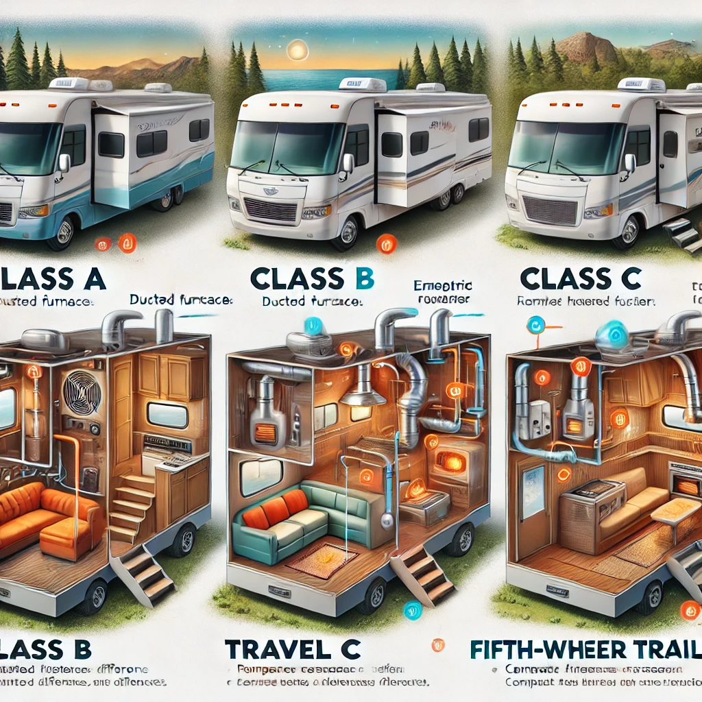 shows Different Classes of RV and Their Furnaces