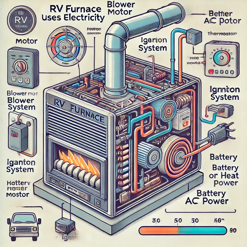 shows How Does an RV Furnace Use Electricity