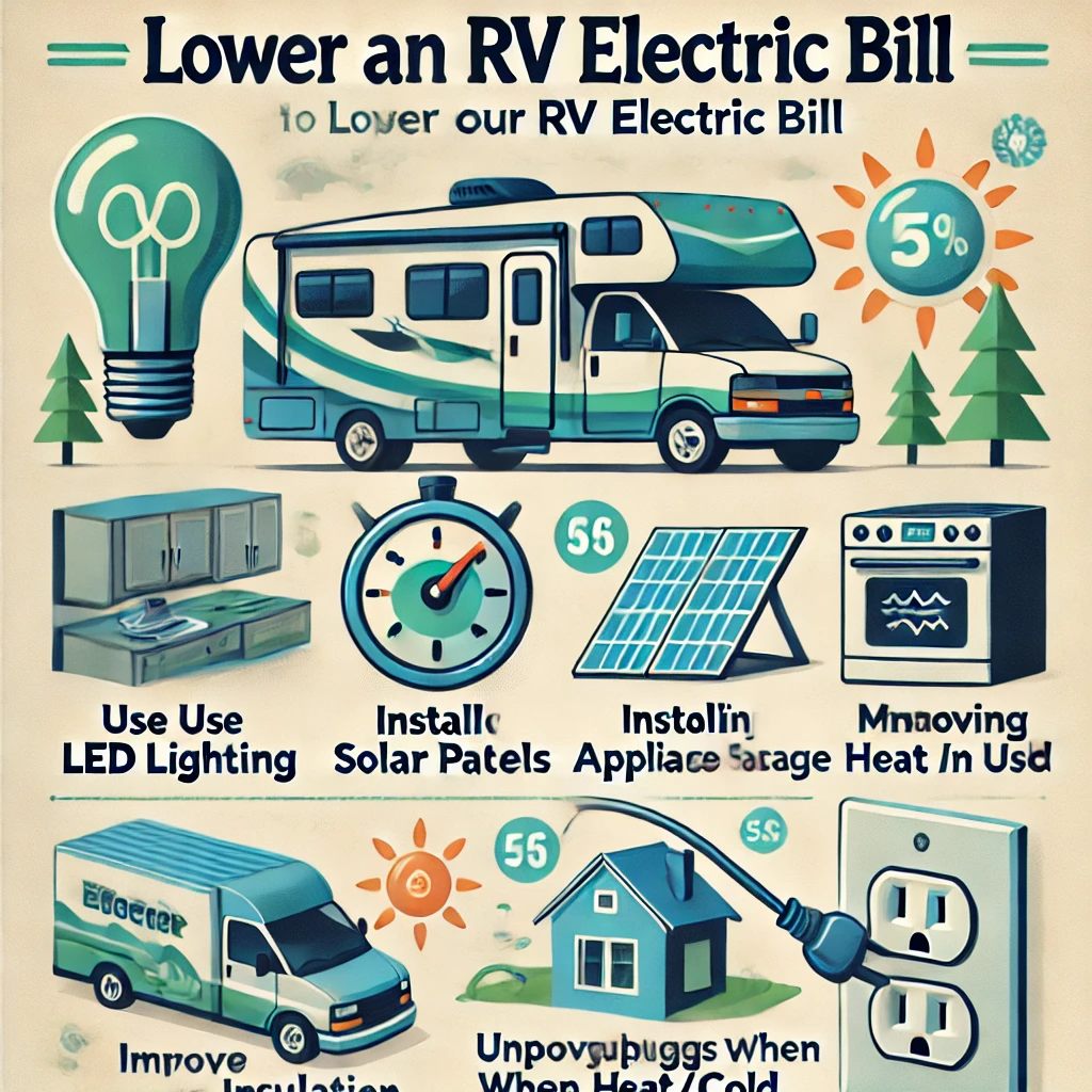 shows Practical Tips to Lower Your RV Electric Bill